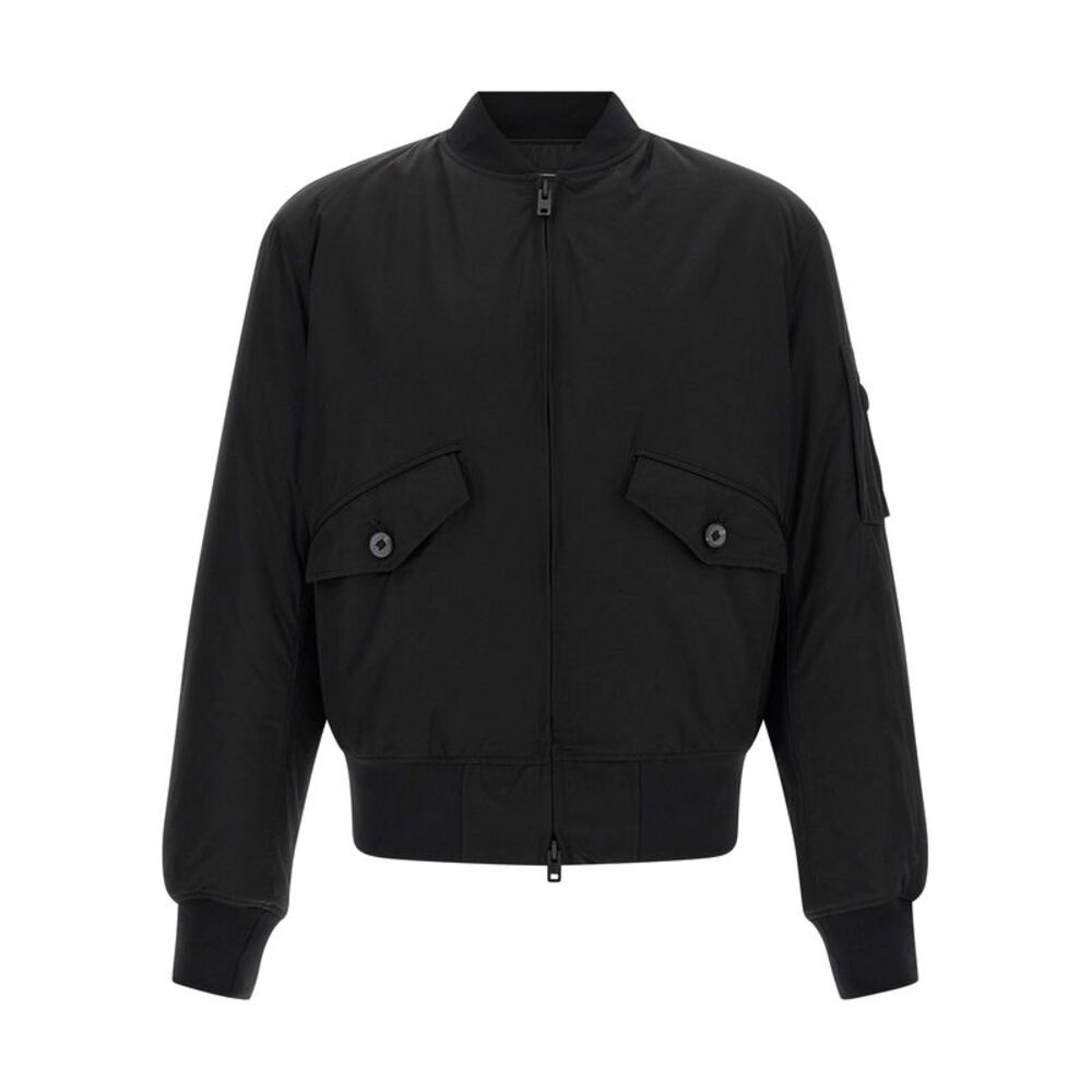 Y-3 Black Polyamide Men's Bomber